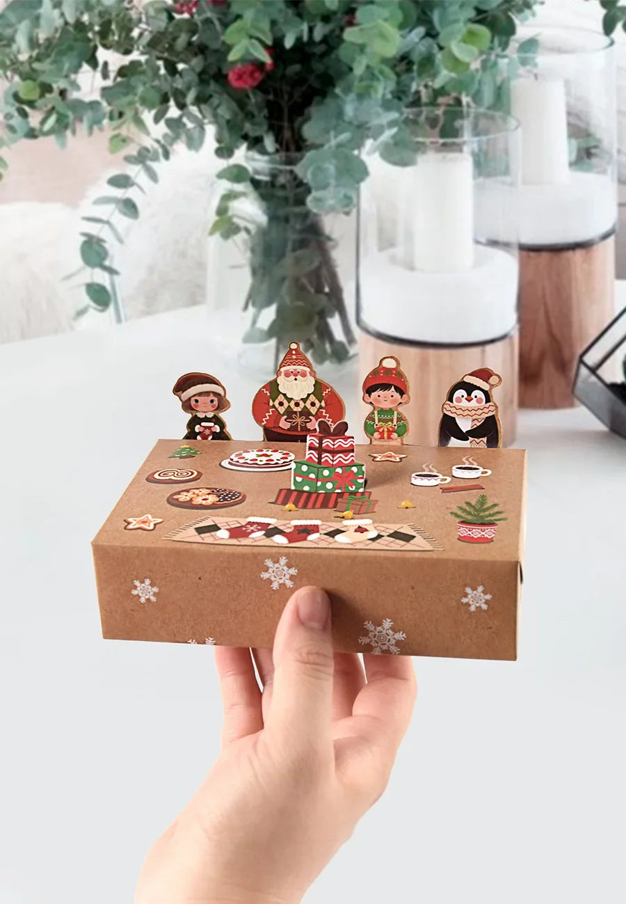 10 sztuk opakowań na prezent świąteczny