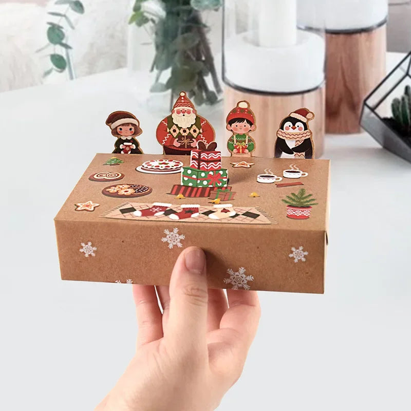 10 sztuk opakowań na prezent świąteczny