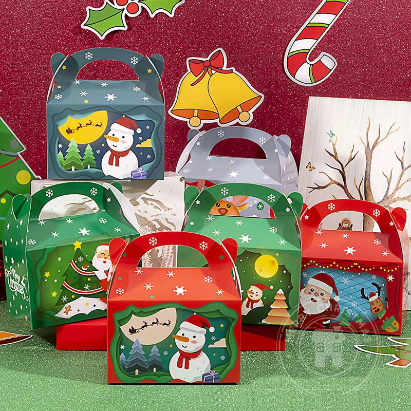 Pudełko kartonowe na prezent świąteczny