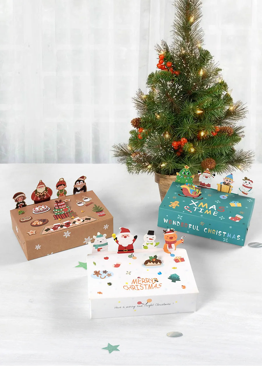 10 sztuk opakowań na prezent świąteczny