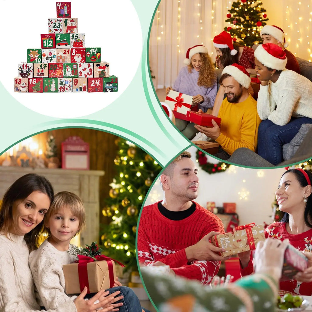 Kalendarz świąteczny pudełkowy