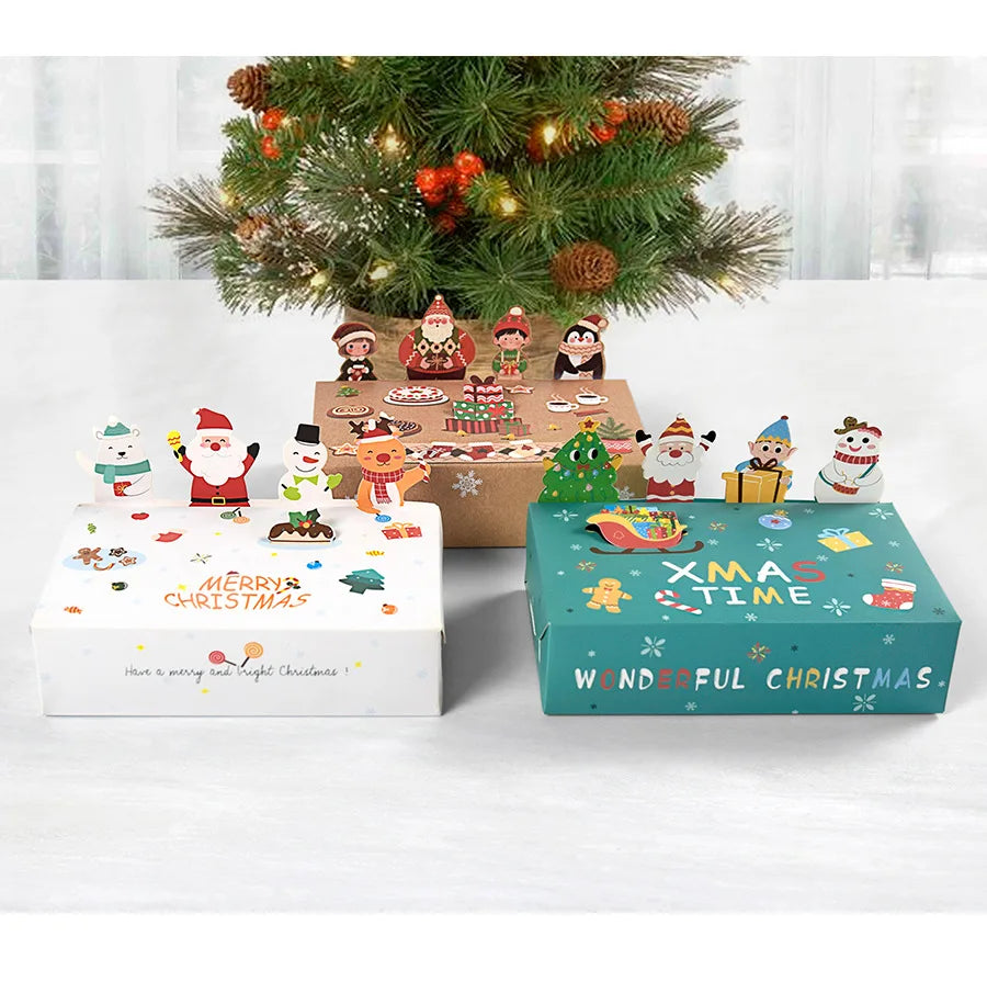 10 sztuk opakowań na prezent świąteczny