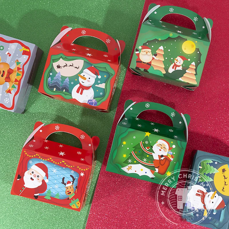 Pudełko kartonowe na prezent świąteczny