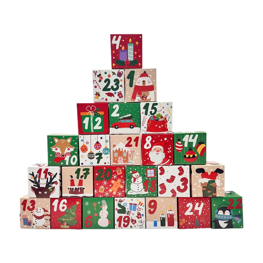 Kalendarz świąteczny pudełkowy