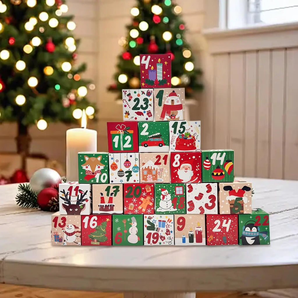 Kalendarz świąteczny pudełkowy