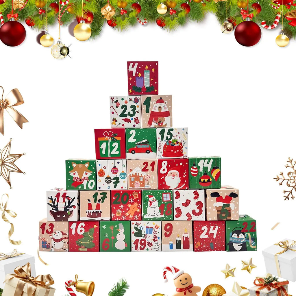 Kalendarz świąteczny pudełkowy