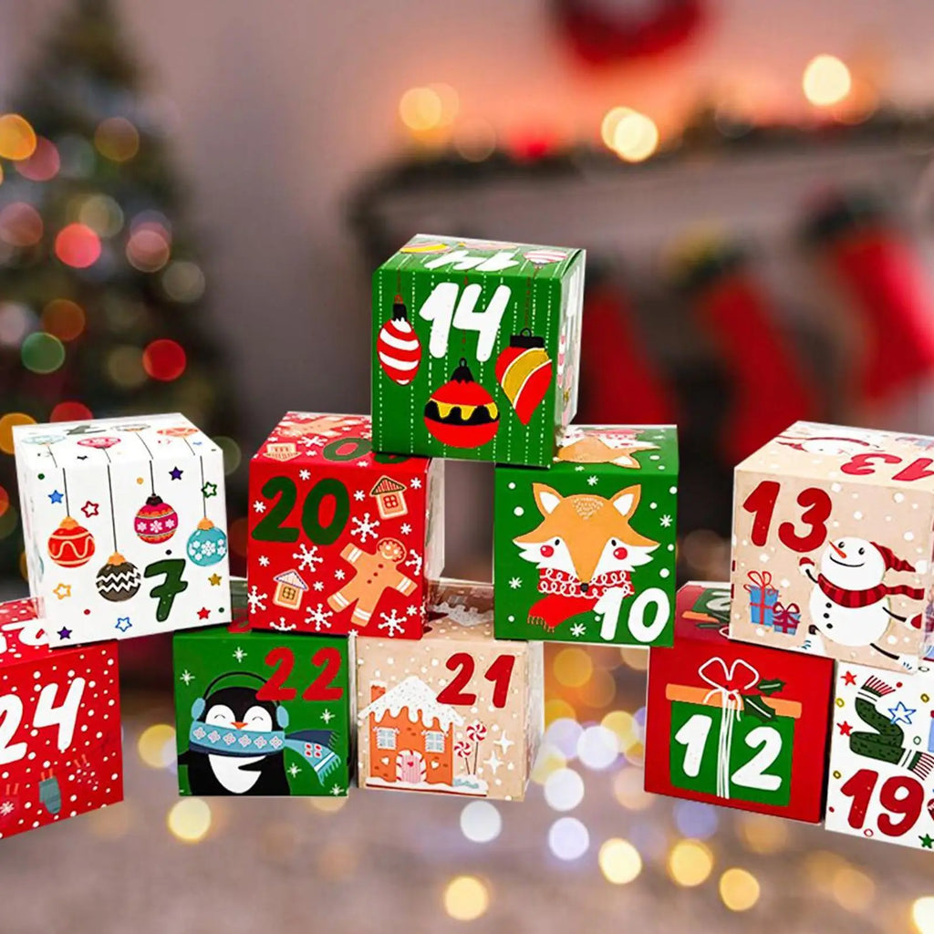 Kalendarz świąteczny pudełkowy