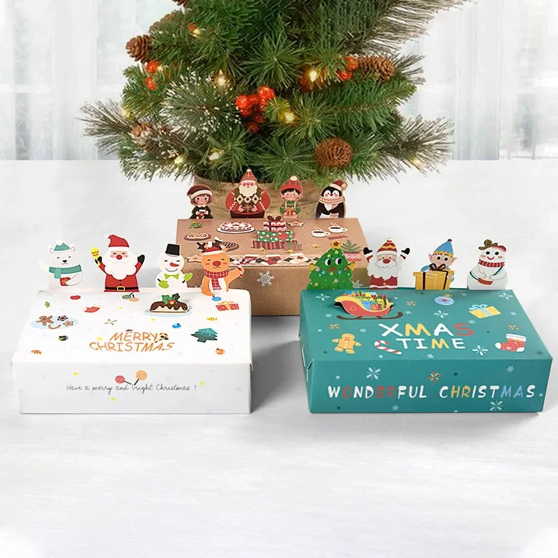 10 sztuk opakowań na prezent świąteczny