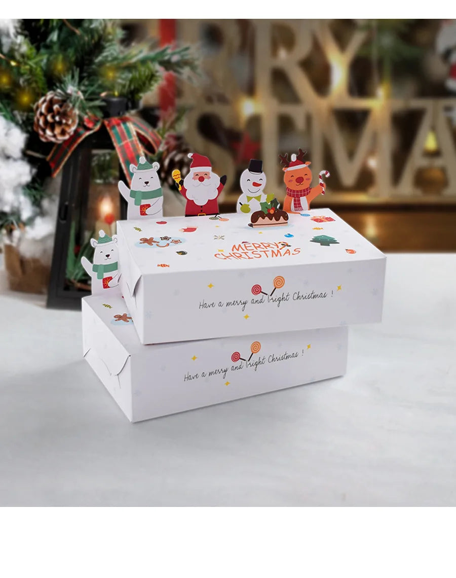 10 sztuk opakowań na prezent świąteczny