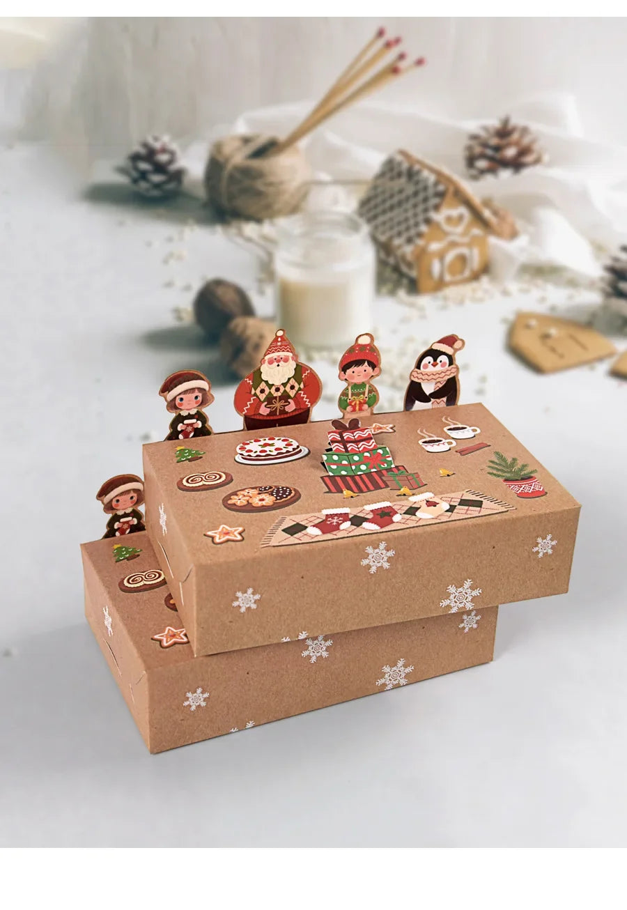 10 sztuk opakowań na prezent świąteczny