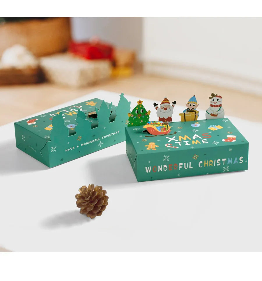 10 sztuk opakowań na prezent świąteczny