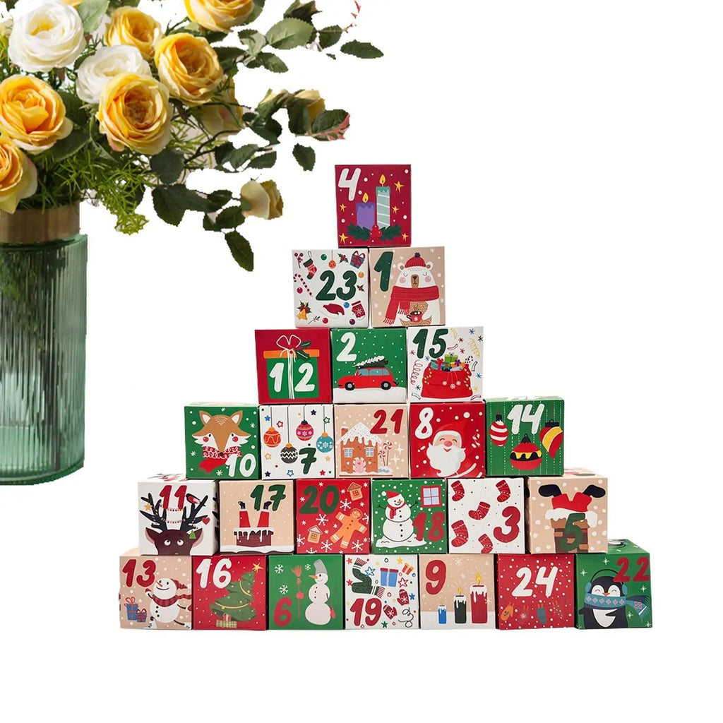 Kalendarz świąteczny pudełkowy