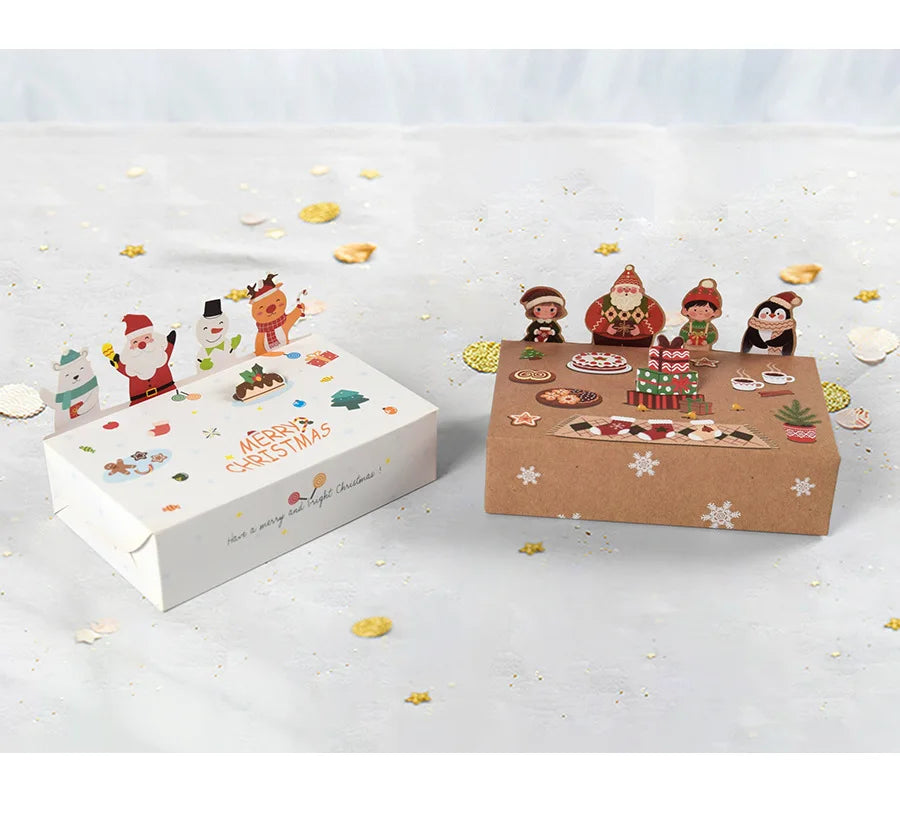 10 sztuk opakowań na prezent świąteczny