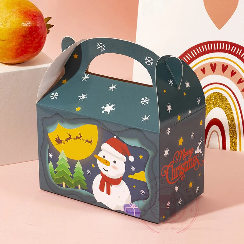 Pudełko kartonowe na prezent świąteczny