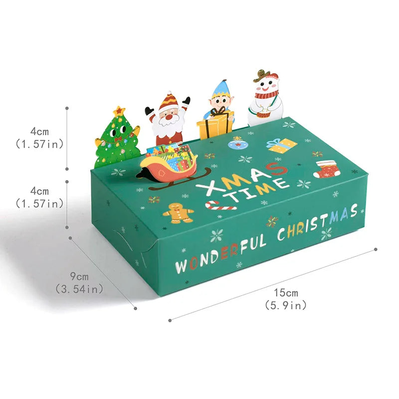 10 sztuk opakowań na prezent świąteczny