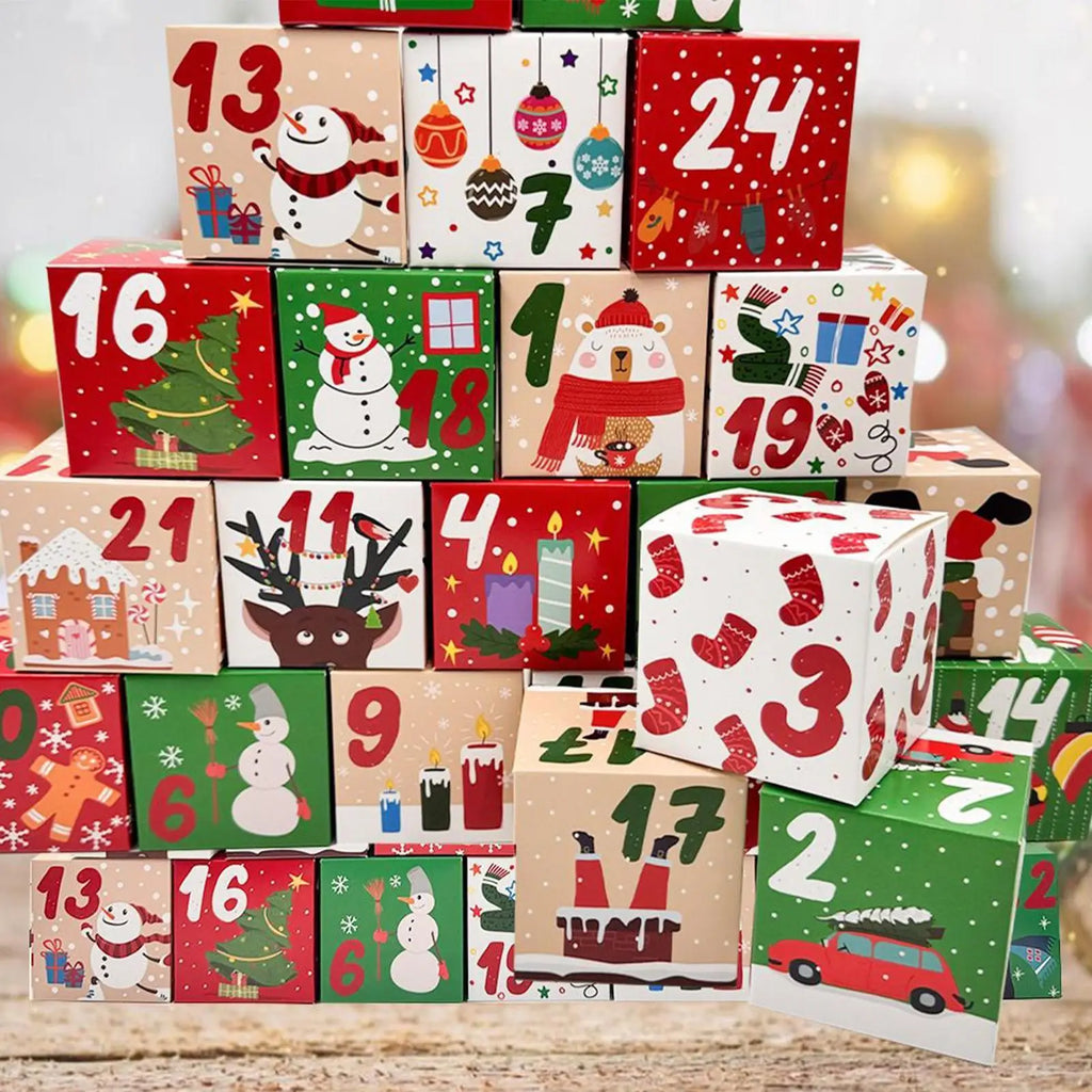 Kalendarz świąteczny pudełkowy