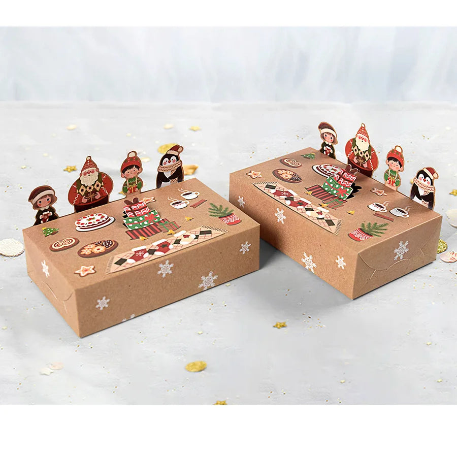 10 sztuk opakowań na prezent świąteczny