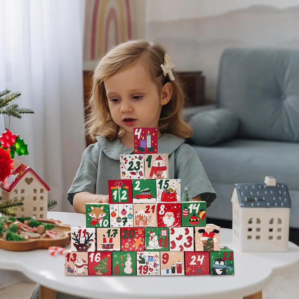 Kalendarz świąteczny pudełkowy