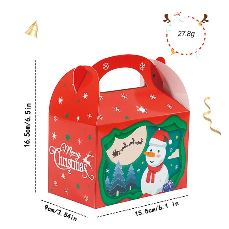 Pudełko kartonowe na prezent świąteczny