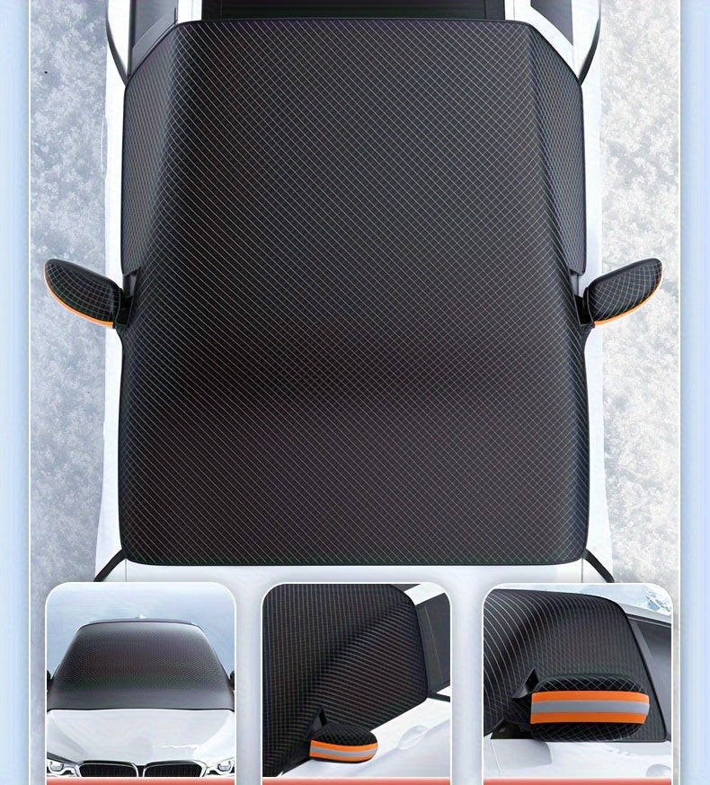 Magnetyczna osłona przeciwśnieżna na przednią szybę samochodu